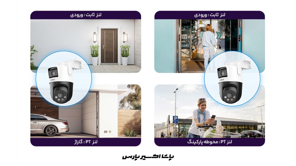 12.یک دوربین، دوبرابر پوشش
