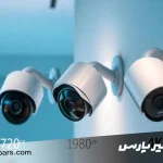 انواع رزولوشن دوربین مدار بسته